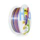 Filament PLA Rainbow Matasos Rosu + Galben + Albastru Inchis