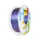 Filament PLA Albastru + Mov stralucitor, cu particule